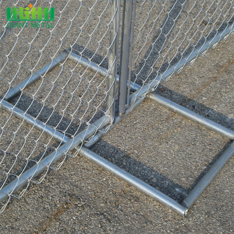 temporary chain link fence panel stand australian