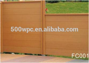 2015 new hot sale waterproof wpc fence