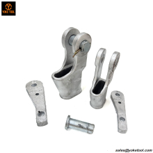 Din 43148 Cast Steel 1'' 3/8'' Open Wedge Sockets For Anchoring Lifting
