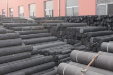 Impregnated ultra-high graphite electrode