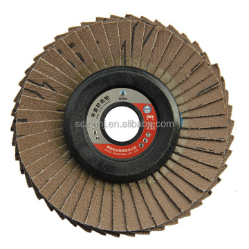 1-Year Round Fiberglass Non-Woven Surface Conditioning Flap Discs - 500pcs: Coarse, Medium, and Fine Grades