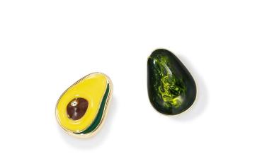Summer French Rivet Earrings Cute Avocado Earrings
