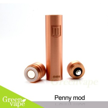 2014 Newest Mechanical Mod Red Copper Penny Mod Penny Mechanical Mod Hot Selling!!!