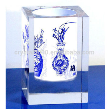 Crystal pen holder china style pen holder office crystal gift