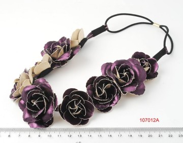 fashion spring flower fabric headband