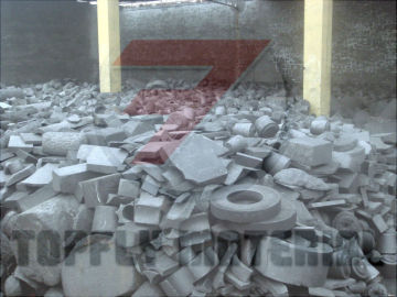 high carbon scrap of graphite blocks