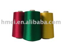 DYED YARN FINE DENIER FOR WAVING