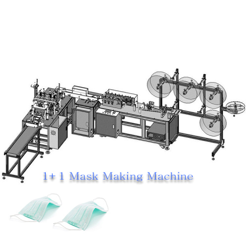 Nieuwe automatische wegwerp 3-laags niet-geweven masker making machine