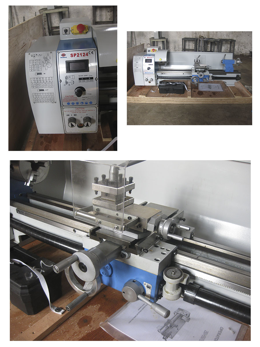 Variable speed jet lathe machine lahore SP2124-I