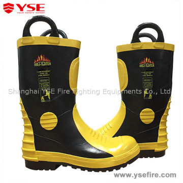 Fireman fire resistant safety boots,fire safety shoes