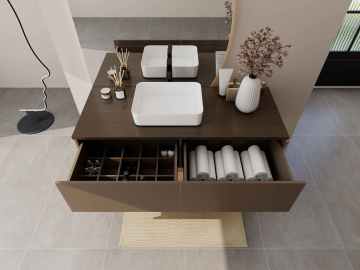Robust Stainless Steel Bathroom Cabinet Set