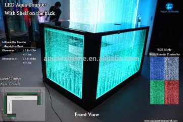 L Shape LED Bar Counter.Mini bar.LED bar. Reception Desk Lates design