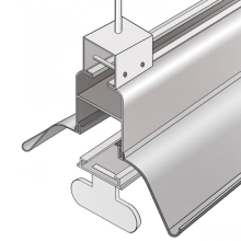 Aluminum Alloy Linear Slot Fluorescent Fixture