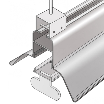 Aluminum Alloy Linear Slot Fluorescent Fixture