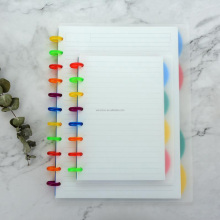 Custom Printing Disc Binding Refillable Planner Journal Notebook