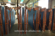 Inner groove copper tube A/C condenser