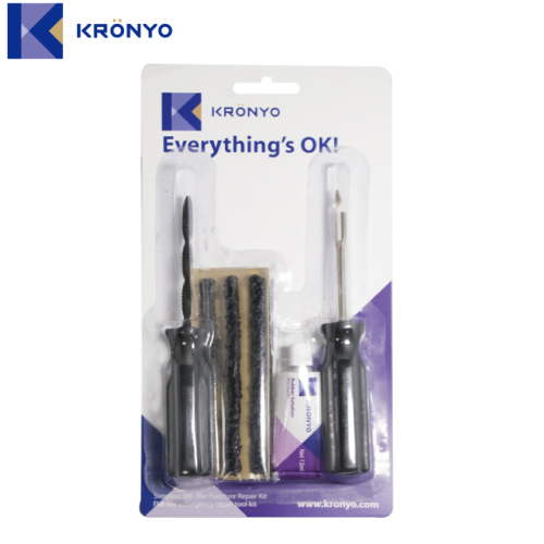 Tools kit attached repair seals for tire Puncture