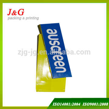 Special shaped simple cardboard display stand manufacturer