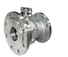 Stainless steel discharge ball valve