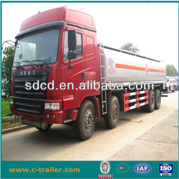 8X4 25000 liter fuel tanker truck