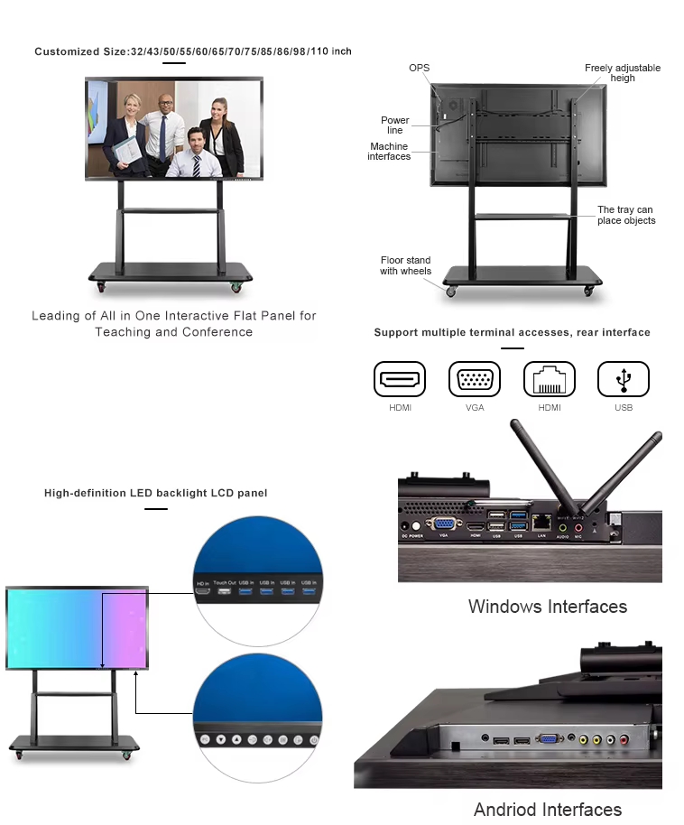4K Led Interactive Flat Panel 4K Led Interactive Flat Panel