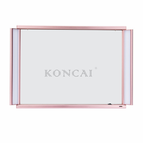 Hotsale Aluminum Hollywood Vanity Beauty Makeup Pink Mirror