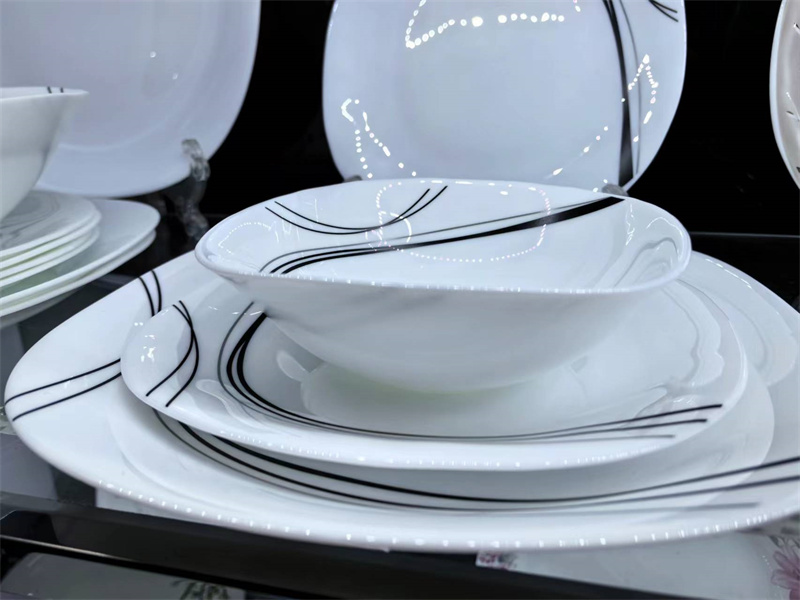 Opal Glass Glass Glass Dinner Dinner Plate