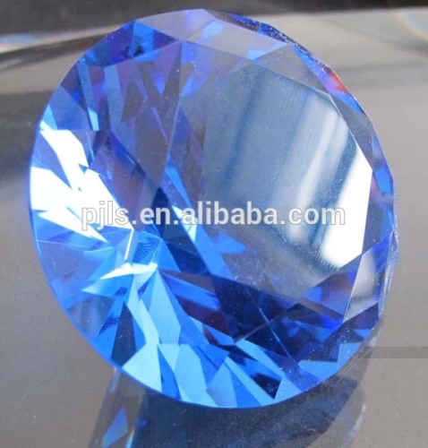 Hot Sale Large Blue Crystal Glass Diamonds For Promotion Gifts