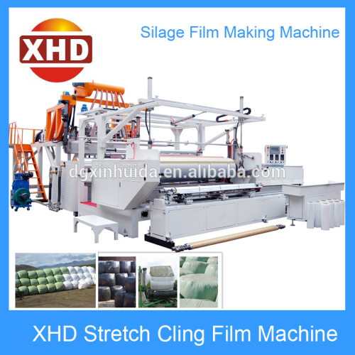 Three Layer 1500mm fully auto LLDPE Silage Film Production Line