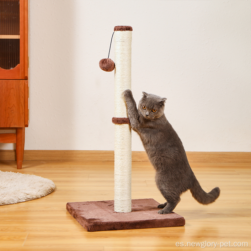 Árbol de trepadora de gatos con scratcher poste