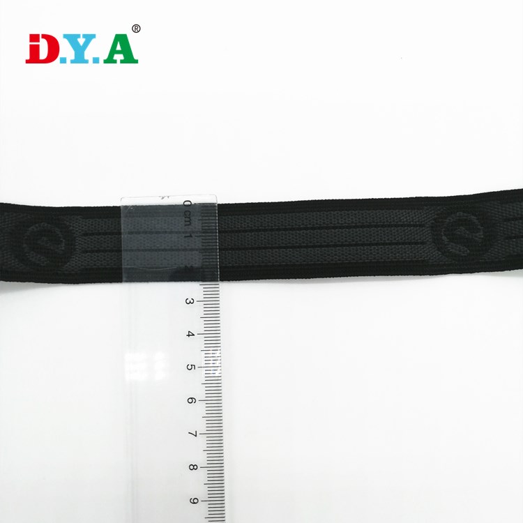 Customized Non-slip Jacquard Embossed Gripper Elastic For Cycling