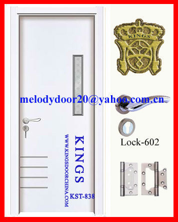 waterproof melamine glass door