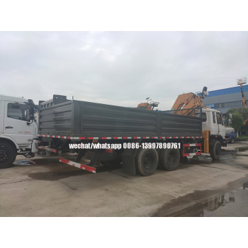 Dongfeng Dump Truck with Articulated 6.3Tons XCMG Crane