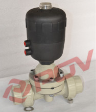 ANSI flange PPH pneuamtic air actuated diaphragm valve
