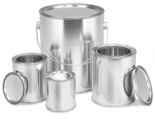 1 pint candle tin can,round paint tin can