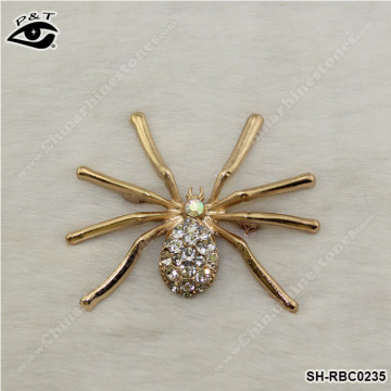 Fancy 3D Spider Rhinestone brooch, wholesale animal brooches