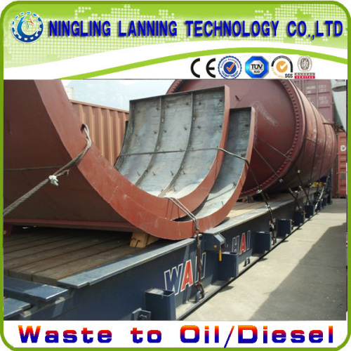 90% oil output plastics pyrolysis machine