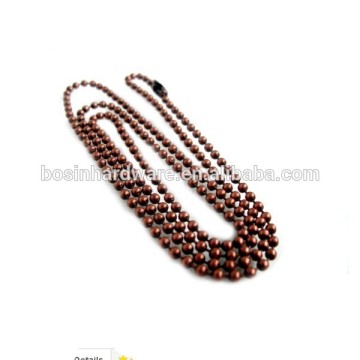 Most Popular Top Quality Metal Copper Ball Chain