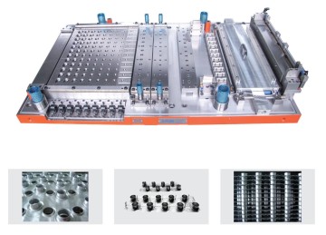 High collar fin dies