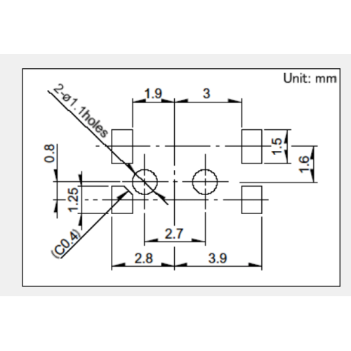 Thin 3-direction action type Detection switch