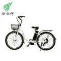 Urban commuter electric bicycles with baskets
