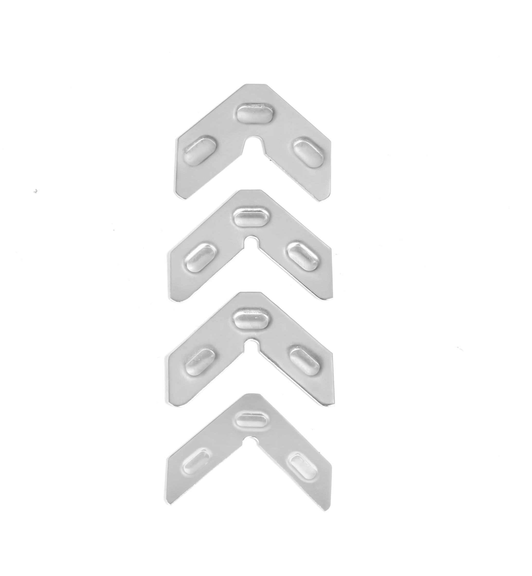 Conjunto de placas de conexão de canto de janela angular – vista 3