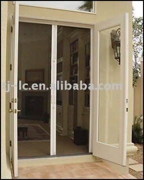 retractable screen for double door