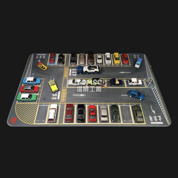 DIY Car Parking Map Toy: 60x40CM City Parking Lot Road Map Rug & Mouse Pad