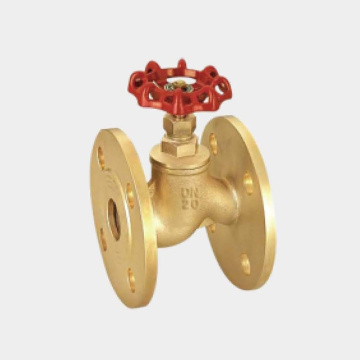 Brass flange stop valve
