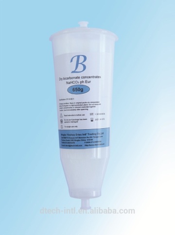 Dry sodium bicarbonate Cartridge for dialysis Gambro