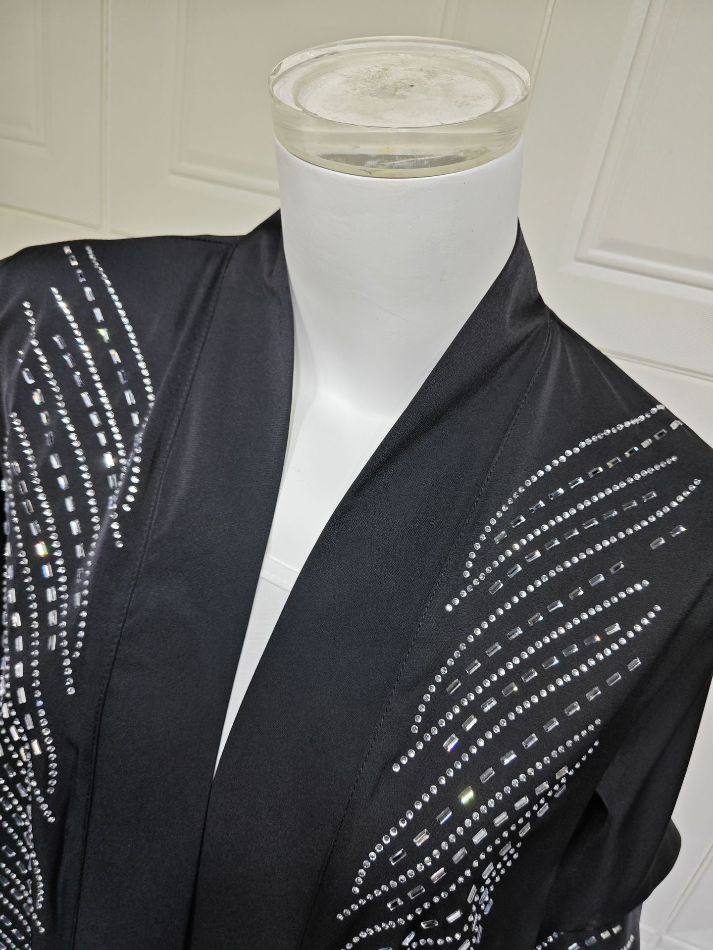 Sleeve Flare Kimono Abaya Cardigan MQ251 (7) Elegant Flare Sleeve Kimono Abaya Cardigan MQ251 (7)