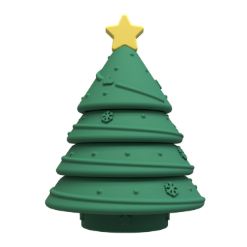 Custom Christmas Tree Sensory Toy Silicone Nesting Stacker