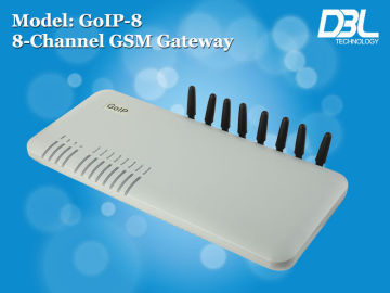 Sms Server Vpn / Voip Gsm Gateway For Call Terminal / Call Back With 8 Sim Card