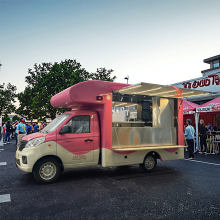 Customized export hamburger fried chicken food truck